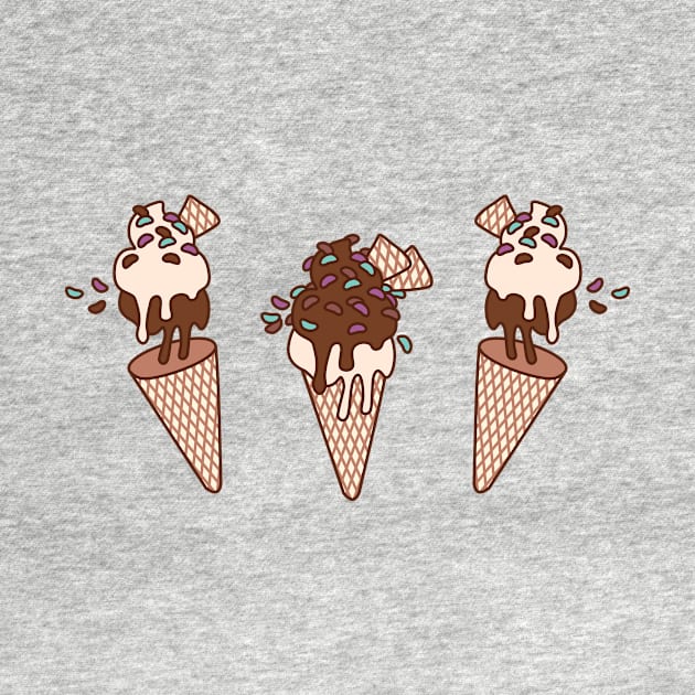 Chocolate Party Ice Cream by XOOXOO